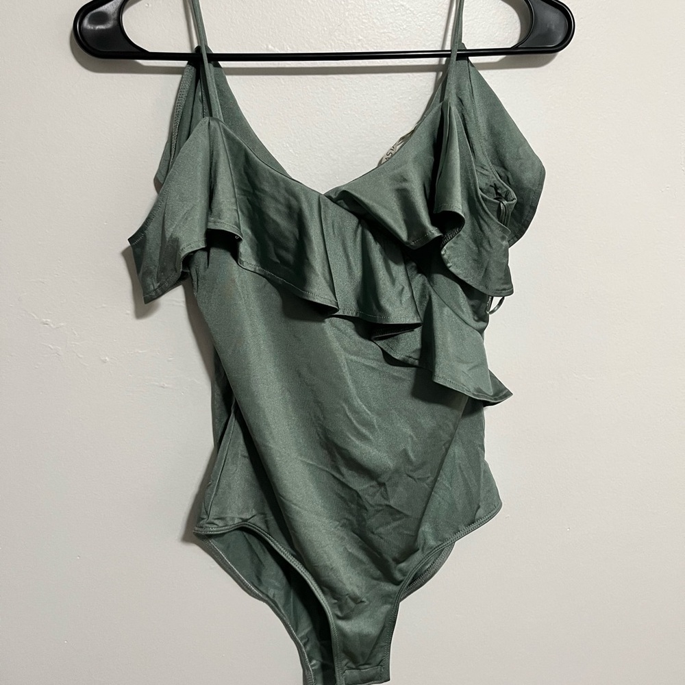 Vanilla Star Sage Green Body Suit